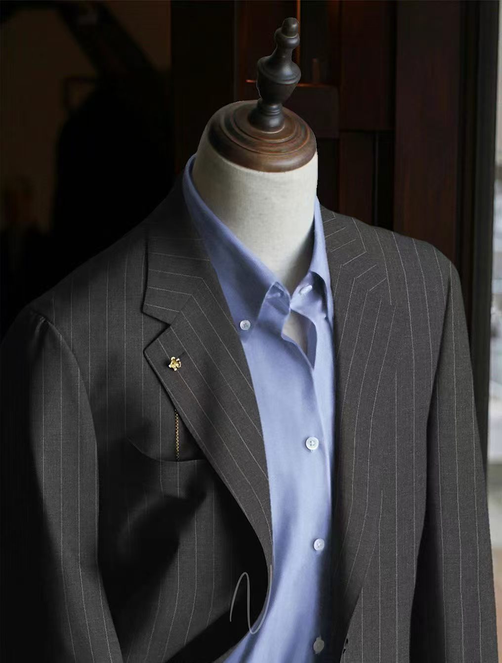 Grey Plaid Groomsmen Suit